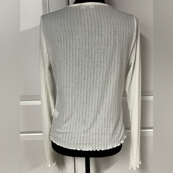 Lulus White Ribbed Knit Top - Picture 2 of 7